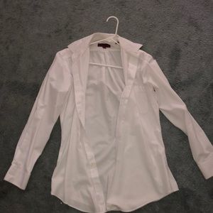 White button down